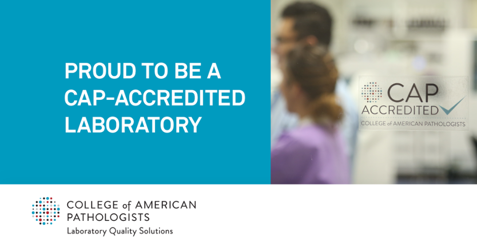 GENESIS Fertility lab receives accreditation from the College of American Pathologists (CAP)