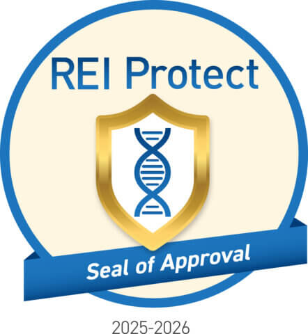 Our commitment to a higher level of medical safety standards in reproductive endocrinology earned us the REI Protect Seal of Approval.
